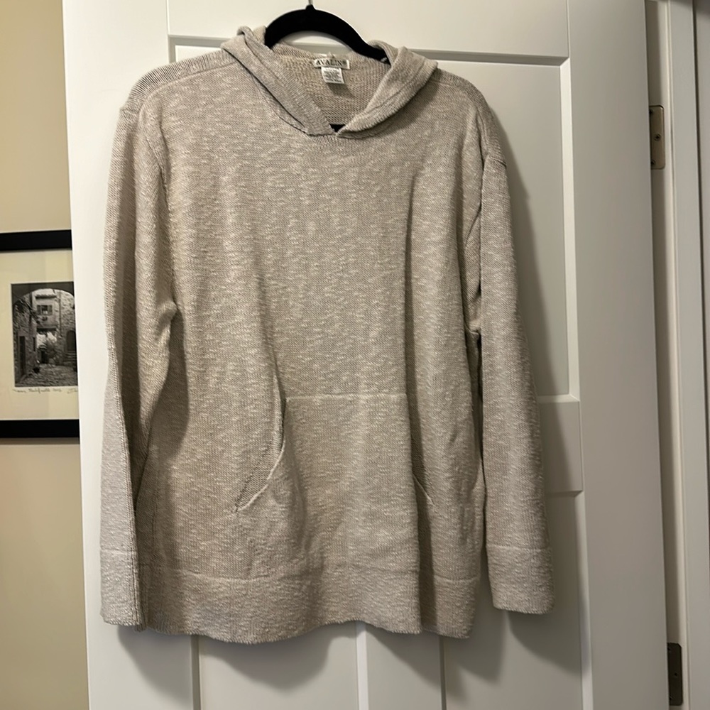 Avalin sweater hoodie. Beige, one size.